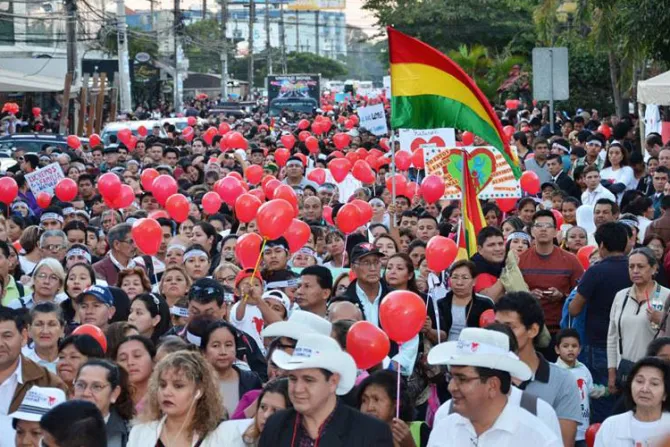 7 ciudades de Bolivia marcharán por la vida y contra el aborto