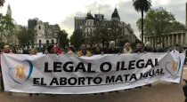 Marcha por la Vida en Argentina / Foto: AICA