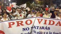 Marcha por la Vida en Santa Cruz, Bolivia / Crédito: Plataforma por la Vida y la Familia