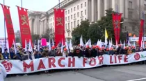 Marcha por la Vida en Washington. Foto Facebook EWTN