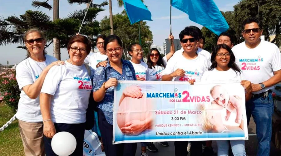 Equipo organizador y voluntarios de "Marchemos por las 2 Vidas" / Crédito: Marchemos por las 2 Vidas?w=200&h=150