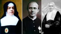 Madre Margarita Ricci Curbastro, P. Ludovico Longari y Sor Justa Domínguez de Vidaurreta