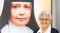 Maria Victoria Azuara, curada por intercesión de la Beata Ignazia Nazaria. Foto: Misioneras Cruzadas de la Iglesia. 