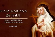 Cada 17 de abril se conmemora a la Beata Mariana de Jesús, mística mercedaria y copatrona de Madrid