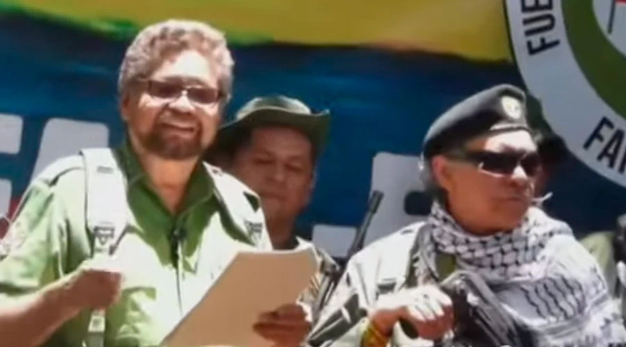 Iván Márquez y Jesús Santrich. Crédito: Captura de video?w=200&h=150