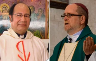 P. Isaac Martu00ednez Chuquizana. Cru00e9dito: Misioneros de los Santos Apu00f3stoles / Mons. Josu00e9 Carmelo Martu00ednez Lu00e1zaro Cru00e9dito: Agustinos recoletos 