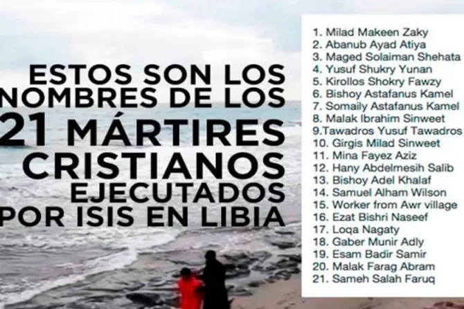México: Vía Crucis recuerda a 21 mártires decapitados por Estado Islámico