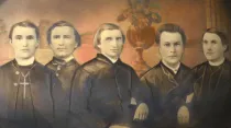 De izquierda a derecha: Isidore Quémerais, François LeVézouët, Jean Pierre, Louis Gergaud y Jean Marie Biler. Crédito: Sitio oficial deShreveport Martyrs 2023