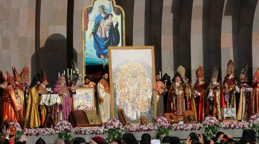 Canonización de los mártires del genocidio armenio / Foto: Twitter de Pura Noticia?w=200&h=150