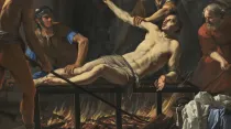 Pintura El Martirio de San Lorenzo de Jean Baptiste de Champagne / Dominio público