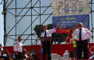 Massimo Gandolfini en el Family Day de 2015. Foto: Daniel Ibu00e1u00f1ez / ACI Prensa 