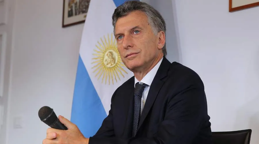 Presidente de Argentina Mauricio Macri / Foto: Daniel Ibañez - ACI Prensa