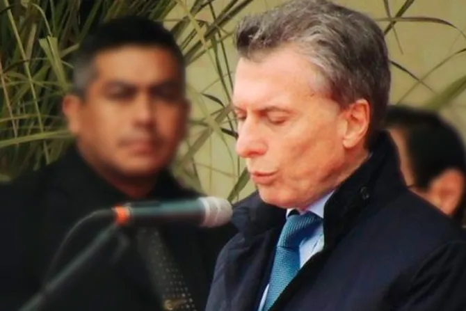 VIDEO: Presidente de Argentina alienta defensa de la vida desde la concepción 