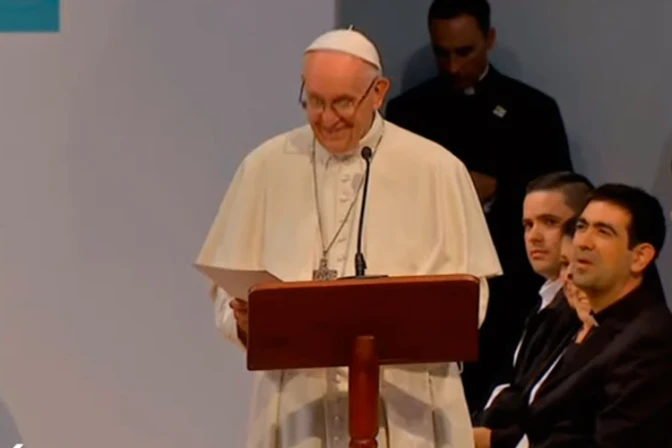 TEXTO y VIDEO: Encuentro con sacerdotes, religiosos, consagrados, seminaristas y familias