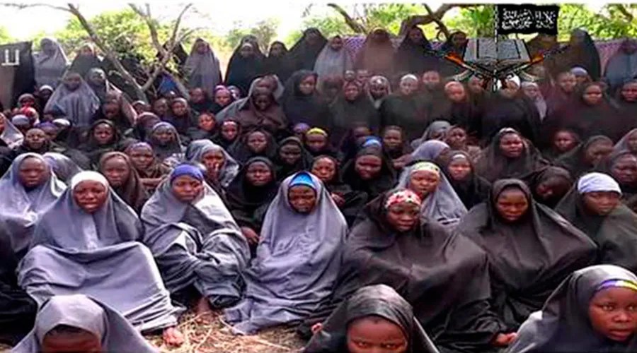 Menores secuestradas por Boko Haram en 2014 / Foto: Twitter El Espectador?w=200&h=150
