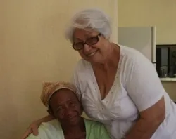 Mercedes Hernández Valdez, 68, voluntaria de Caritas Cubana (foto Robyn Fieser/CRS)