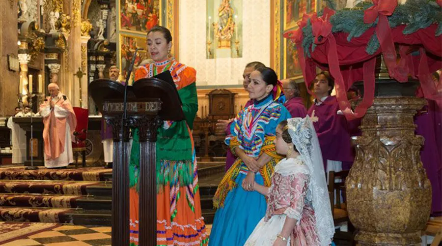 Mexicanos celebraron a la Virgen de Guadalupe en Valencia