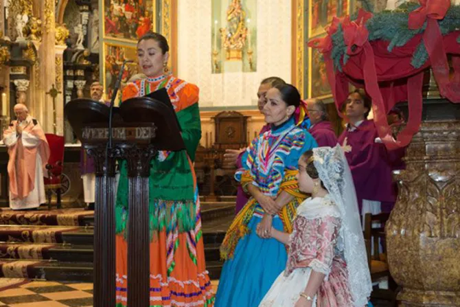 Mexicanos celebraron a la Virgen de Guadalupe en Valencia