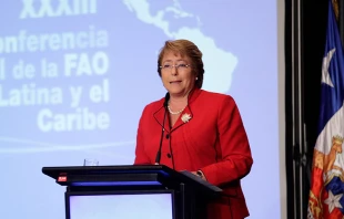 Michele Bachellet. Foto XXXIII Conferencia Regional FAO Flickr Ministerio Agricultura Chile (CC-BY-NC-2.0) 