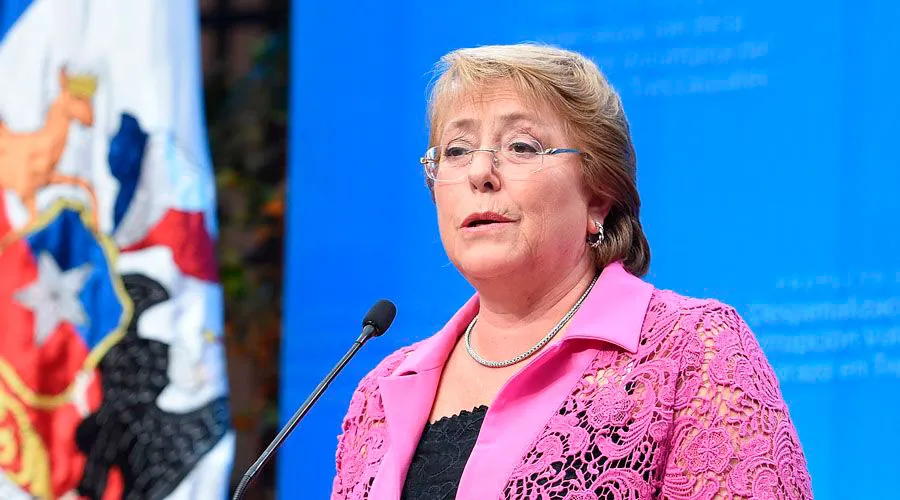 Michelle Bachelet / Crédito: Prensa Presidencia de Chile
