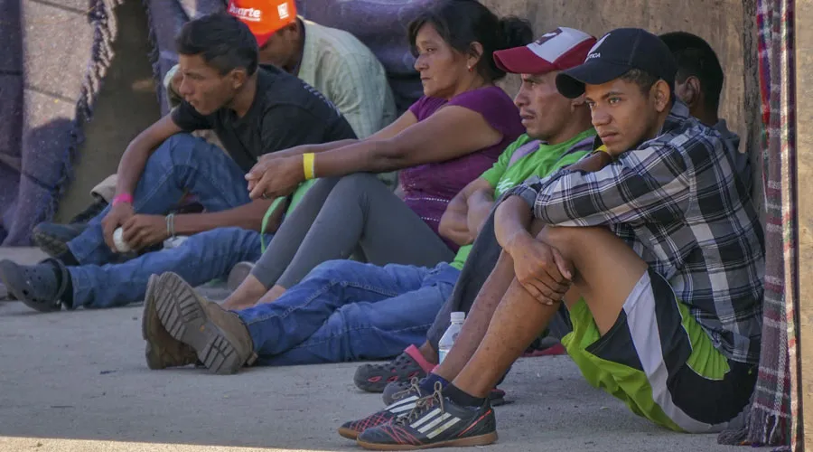 Foto referencial de migrantes. Crédito: David Ramos / ACI Prensa