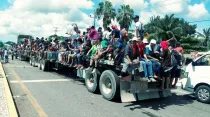 Migrantes centroamericanos en México. Foto: Diócesis de Tapachula.