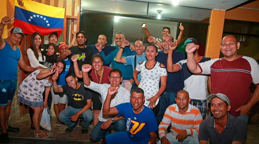 Un grupo de migrantes venezolanos en San Juan de Lurigancho. Foto: ANDINA / Vidal Tarqui?w=200&h=150