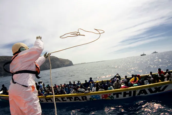 El Papa Francisco no olvida a los inmigrantes que naufragaron en el Mediterráneo