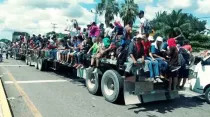 Inmigrantes centroamericanos. Crédito: Diócesis de Tapachula