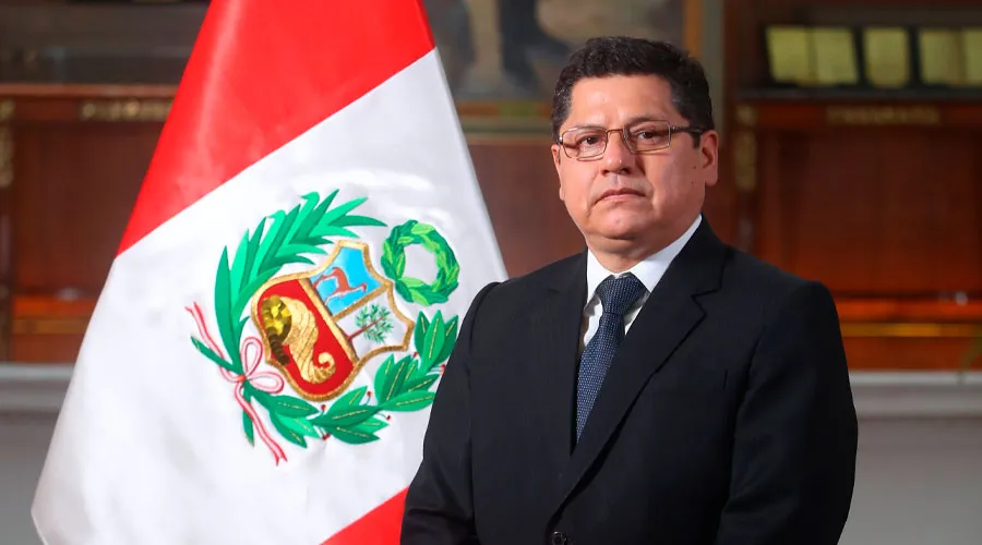 Eduardo Vega, ministro de Justicia y Derechos Humanos de Perú / Crédito: Gobierno del Perú