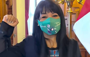 Mirtha Vu00e1squez, presidenta del Consejo de Ministros del Peru00fa. Cru00e9dito: Twitter oficial. 