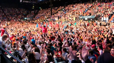 Miles de niu00f1os de Argentina celebran a Jesu00fas y le claman u201cvenu00ed a nuestra casau201d