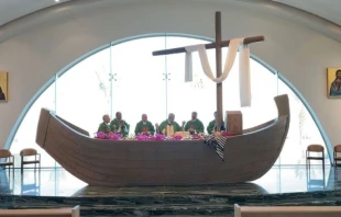 Misa de clausura de peregrinaciu00f3n virtual a Tierra Santa, el 31 de octubre. Cru00e9dito: Magdala. 