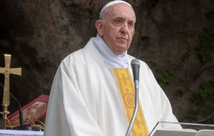 El Papa Francisco durante la Misa. Foto: Vatican Media 