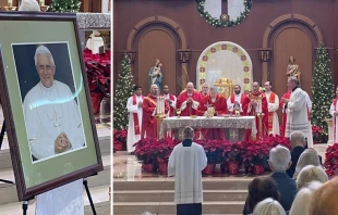 Misa memorial presidida por Mons. Gerald Barbarito, el 5 de enero. Cru00e9dito: Cortesu00eda / Armando Garcu00eda. 