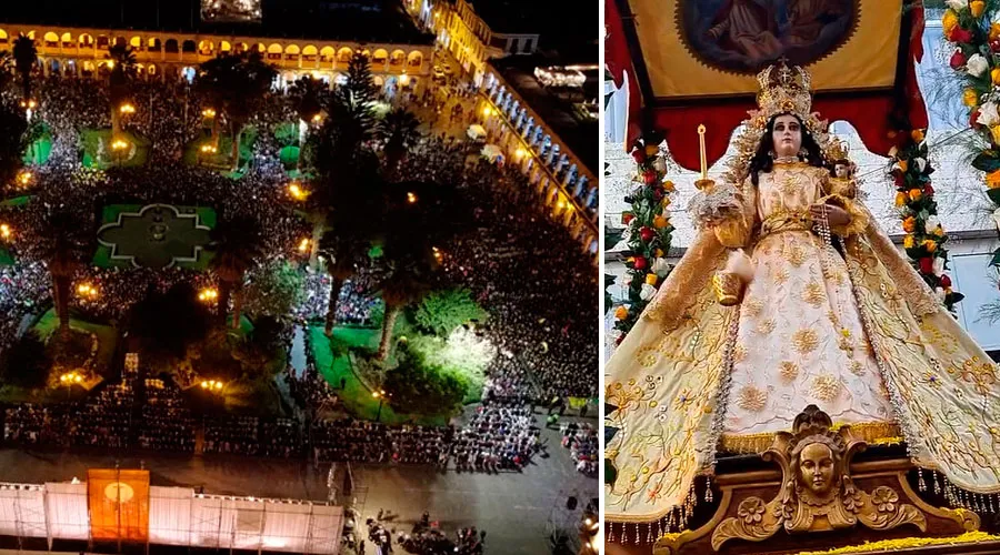 Más de 80 mil fieles asisten a Misa con la Virgen de Chapi en Perú