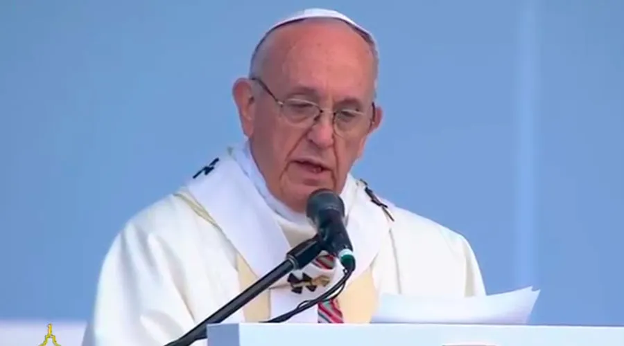 El Papa Francisco en Misa en Bogotá / Captura de pantalla (Youtube)?w=200&h=150