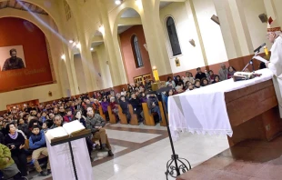 Misa por el Du00eda de la Solidaridad / Iglesia de Santiago de Chile 