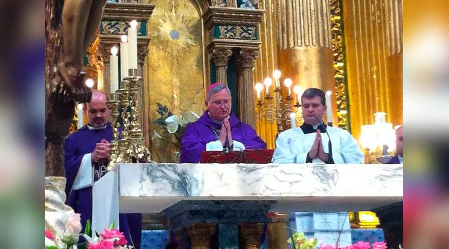 Mons. José Manuel Lorca presidiendo Misa de exequias. Foto: Obispado de Cartagena.?w=200&h=150