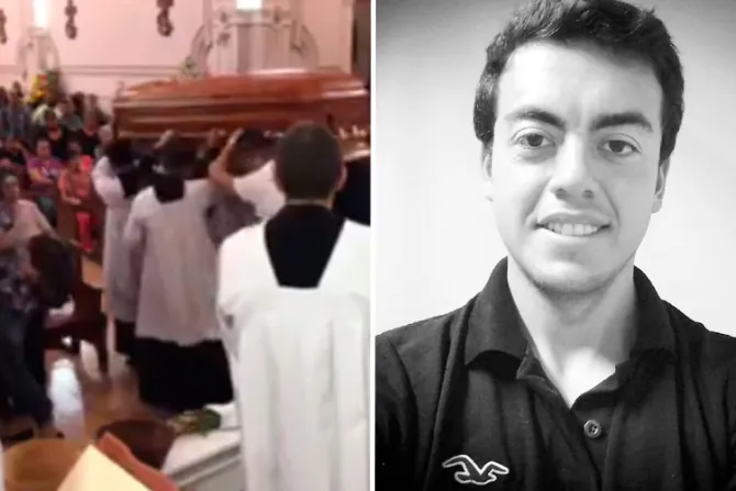 VIDEO: El emotivo último adiós al joven seminarista fallecido en México
