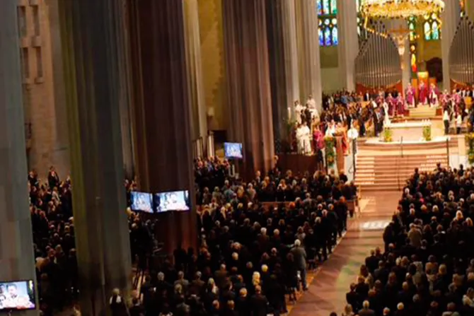 Germanwings: Funeral católico se realizó en la Sagrada Familia de Barcelona