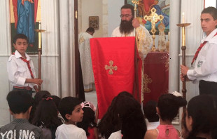 Misa en la iglesia greco-ortodoxa de San Elu00edas / Foto: SOS Chru00e9tiens d'Orient  