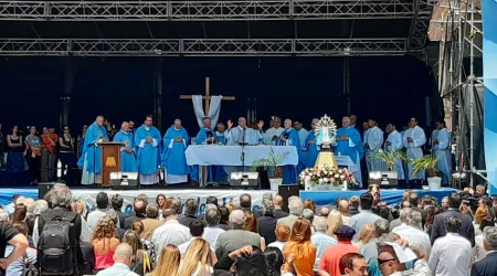 En el día de la Virgen nos pareció oportuno rezar por Argentina, dice Arzobispo en Luján