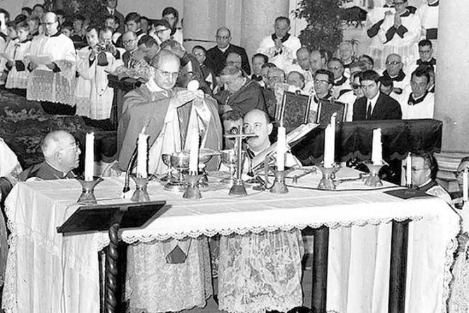 Hace 50 años Pablo VI celebró la primera Misa que no era en latín