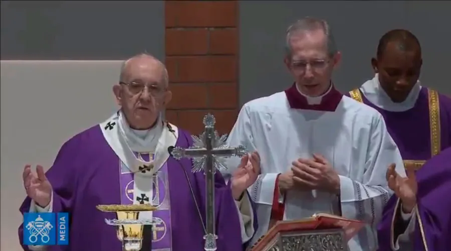 El Papa Francisco durante la Misa. Foto: Captura Youtube?w=200&h=150