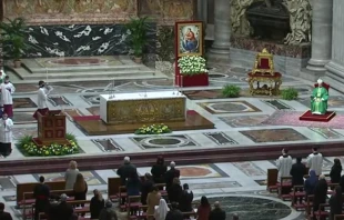 Misa del Domingo de la Palabra de Dios 2021. Foto: Captura Vatican Media 