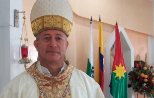 Mons. Misael Vacca Ramu00edrez. Foto: Diu00f3cesis de Yopal. 