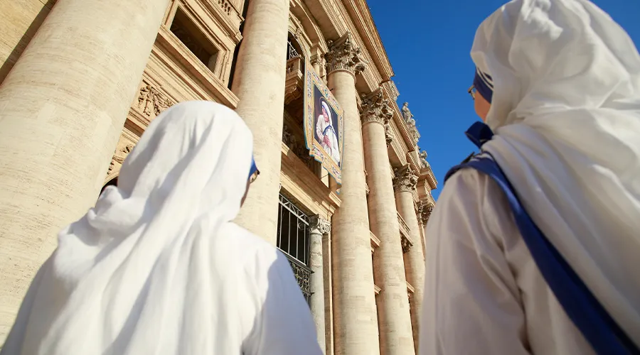 Misioneras de la Caridad en el Vaticano | Crédito: Daniel Ibañez - ACI Prensa