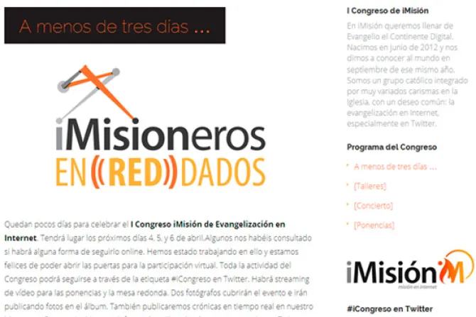 Lanzan I Congreso iMisión en Madrid sobre evangelización en el mundo digital
