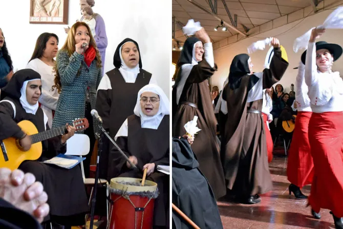 VIDEO y FOTOS: Histórica y emotiva visita de 61 monjas de clausura a mujeres en la cárcel